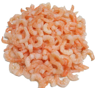 cooked peeled delicious shrimp